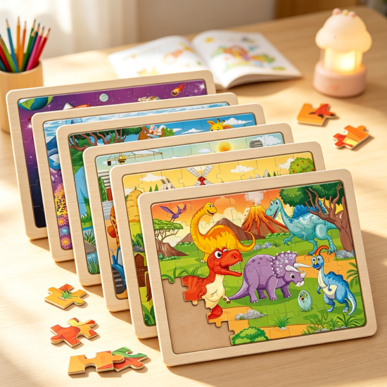 Wooden Jigsaw Puzzle for Older Children